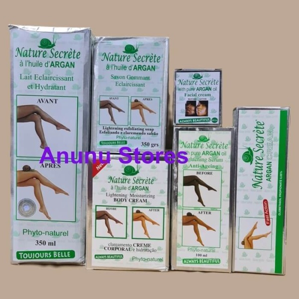 Nature Secrete Argan Oil Skin Lightening Products